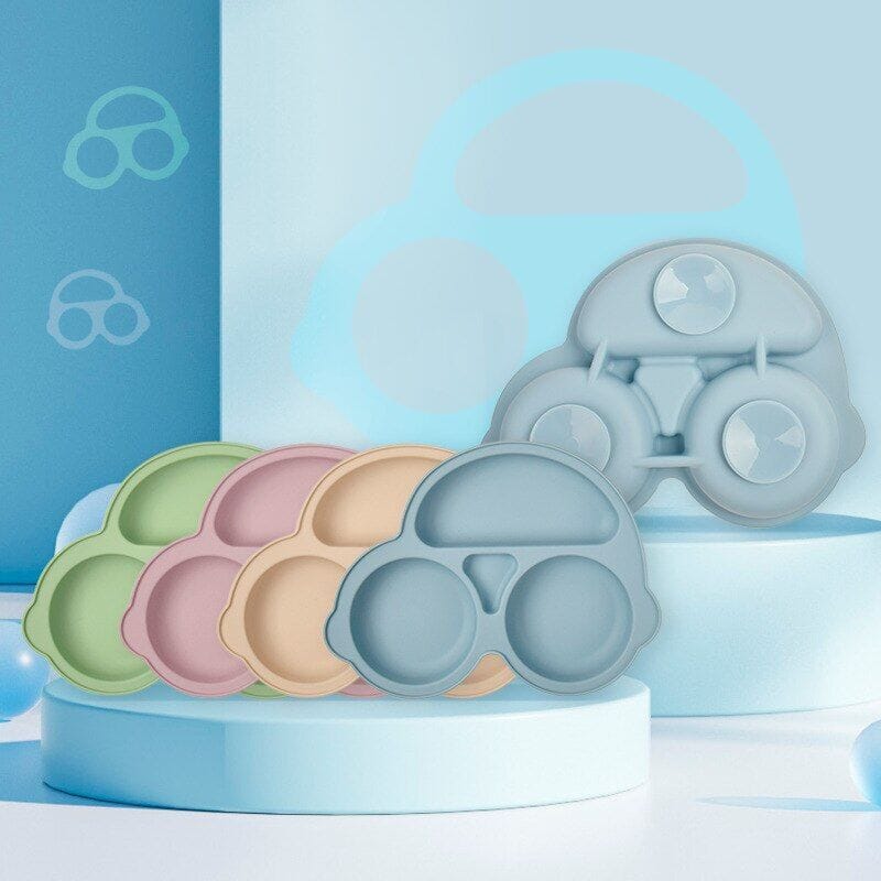 Assiette Bébé Antidérapante : Assiette Voiture