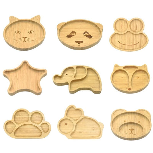 Assiette Bébé en Bois