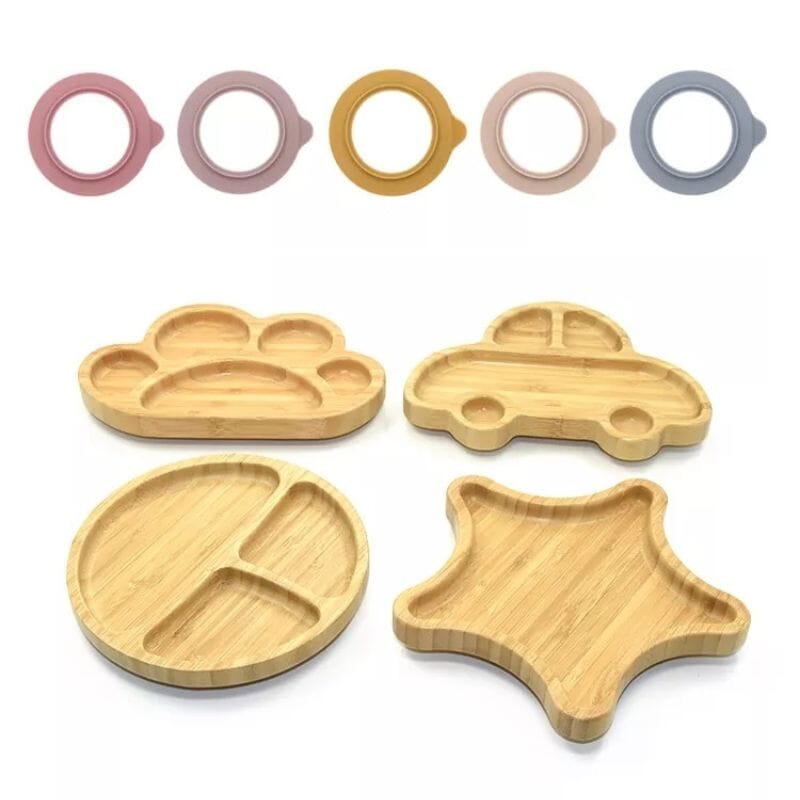 Assiette Bébé en Bois