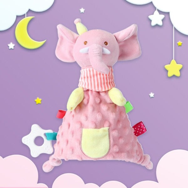 Couverture doudou éléphant plat