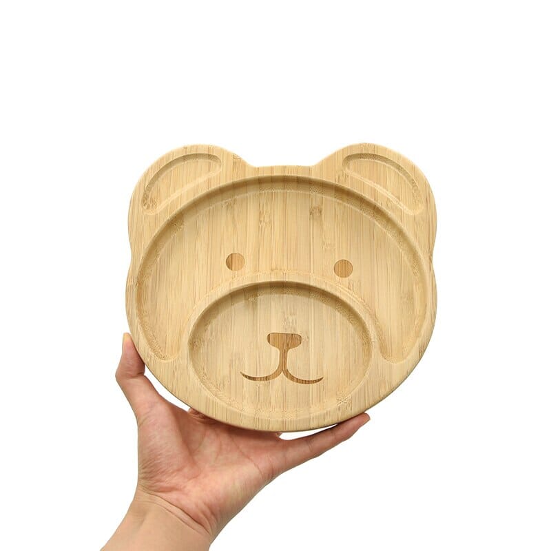 Assiette Bébé en Bois