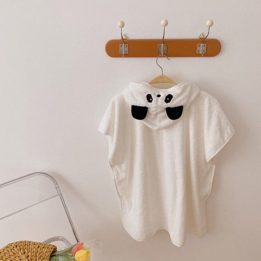 Cape de Bain Bébé Panda en Coton