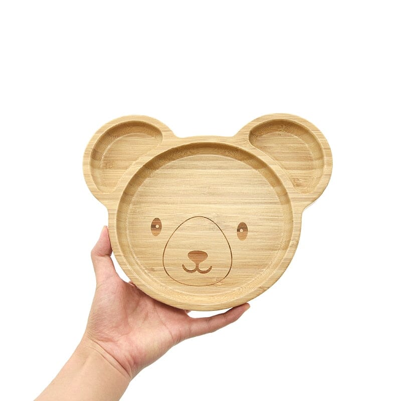 Assiette Bébé en Bois