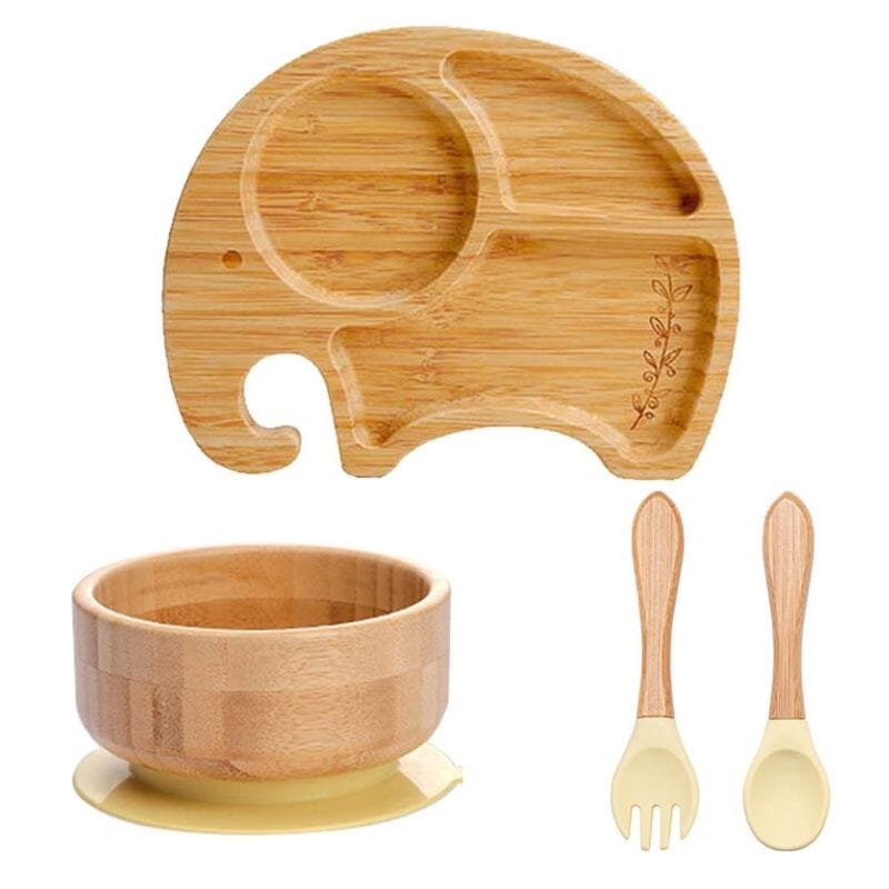 Assiette Bambou Éléphant
