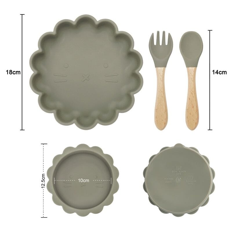 Assiette Bébé Antidérapante
