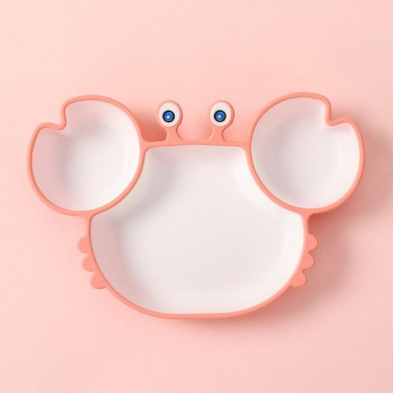 Assiette Crabe en Silicone pour bébé