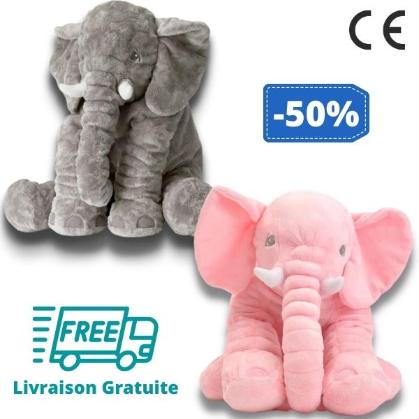 ÉLÉPHANT PELUCHE GÉANTE