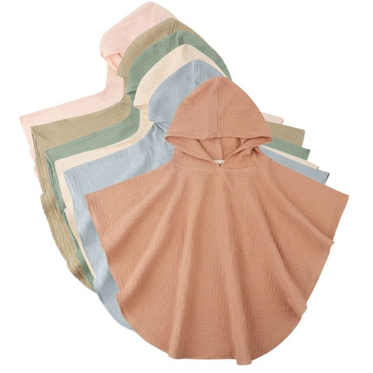 Cape de Bain en Gaze de Coton