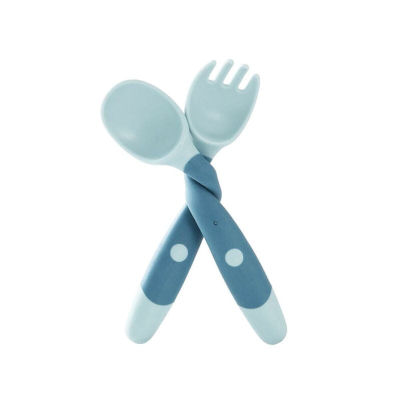 Cuillère bébé en silicone flexible