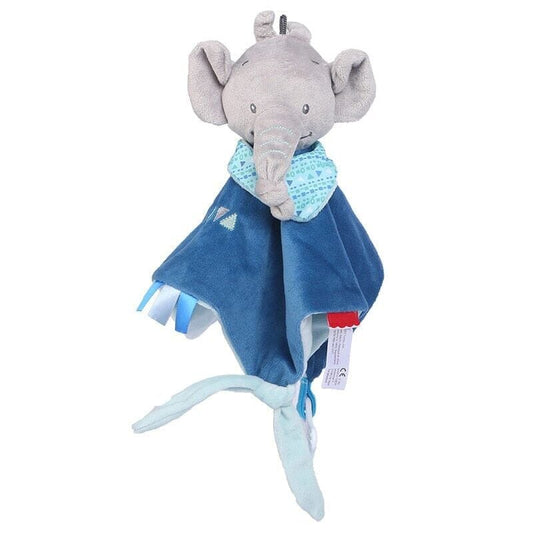 Doudou Éléphant bleu