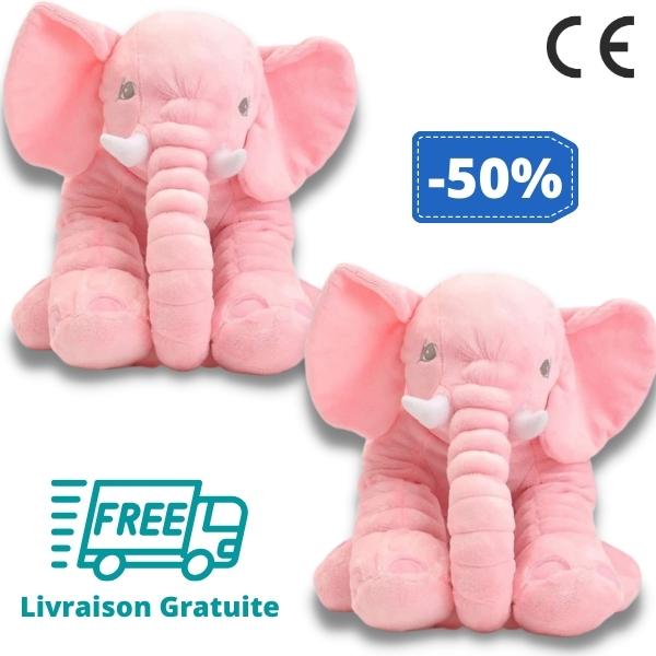 ÉLÉPHANT PELUCHE GÉANTE