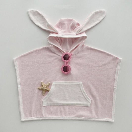 Sortie de Bain Lapin Rose