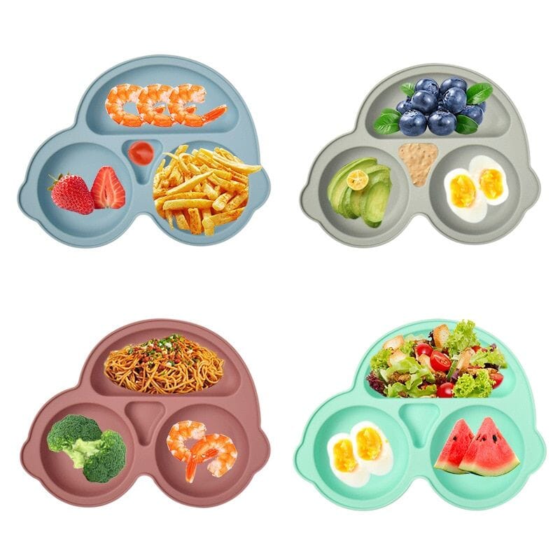 Assiette Bébé Antidérapante : Assiette Voiture