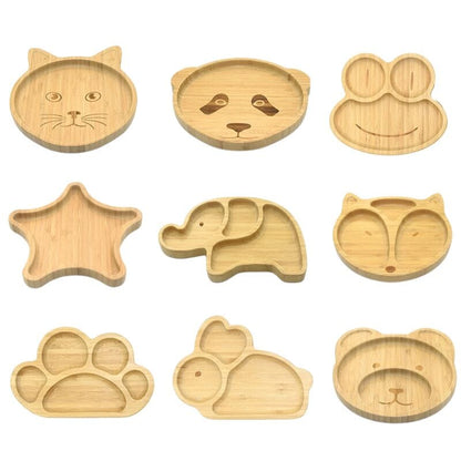 Assiette Bébé en Bois