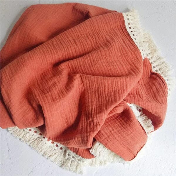 Couverture bébé en gaze de coton
