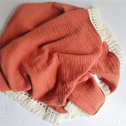 Couverture bébé en gaze de coton