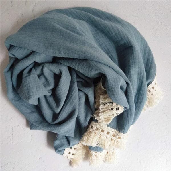 Couverture bébé en gaze de coton