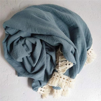 Couverture bébé en gaze de coton
