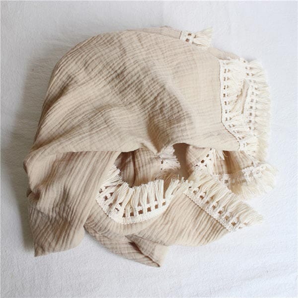 Couverture bébé en gaze de coton
