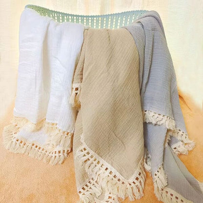 Couverture bébé en gaze de coton