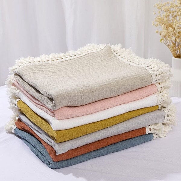 Couverture bébé en gaze de coton