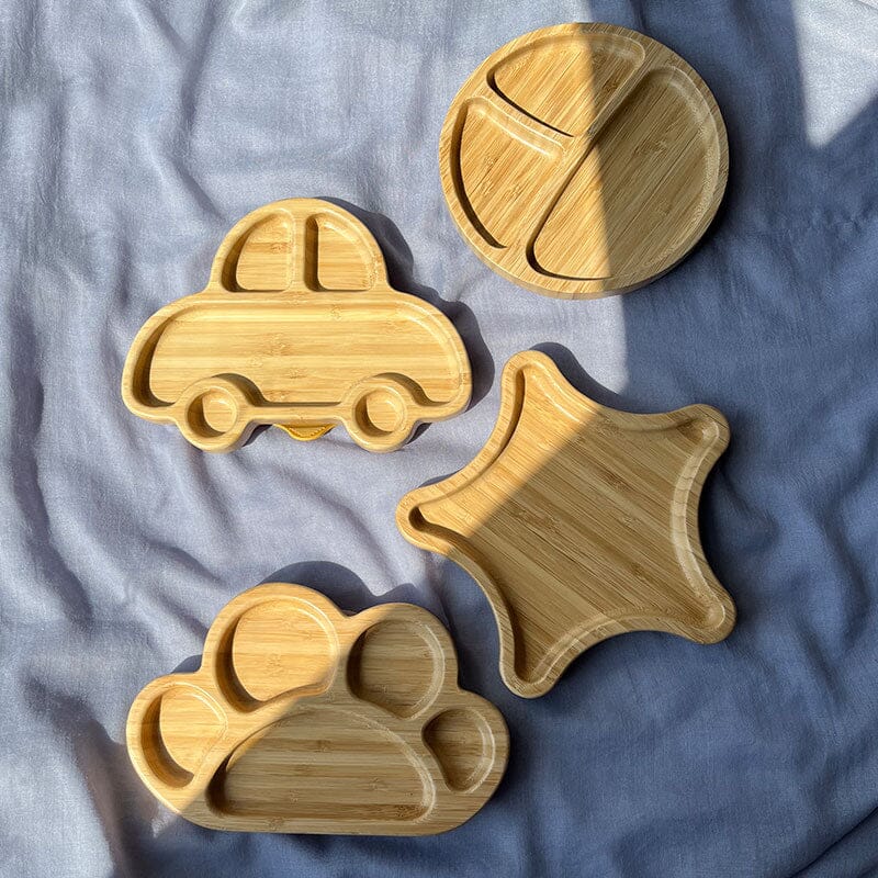 Assiette Bébé en Bois
