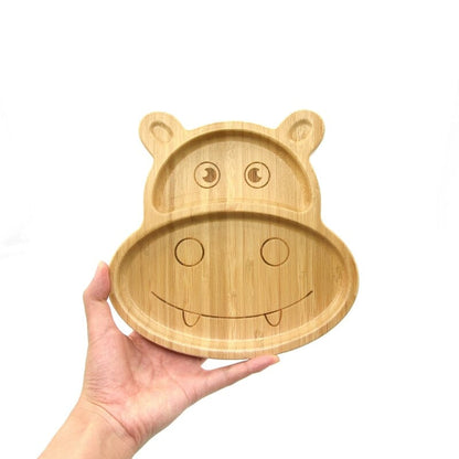 Assiette Bébé en Bois