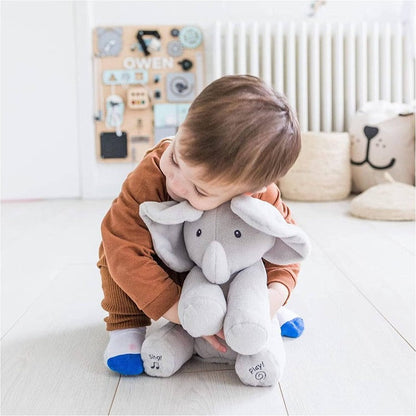 Doudou Éléphant Flappy - Doux, Câlin et Adorable