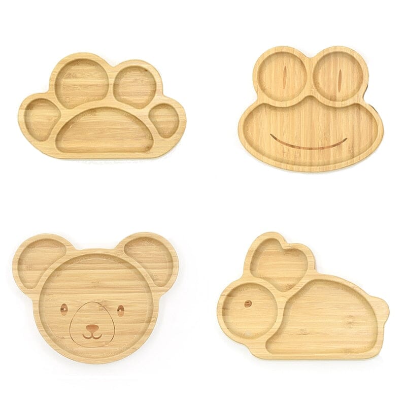 Assiette Bébé en Bois