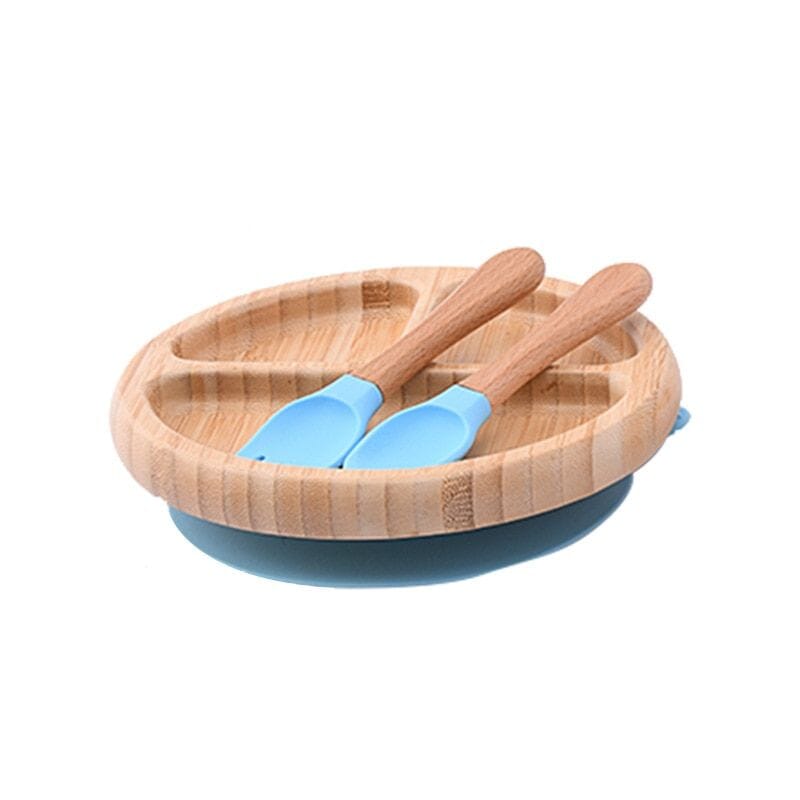 Assiette Bébé Ventouse en Bambou