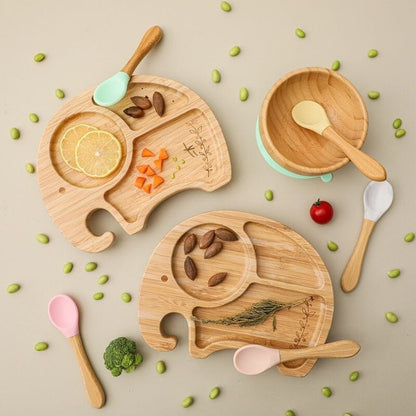 Assiette Bambou Éléphant