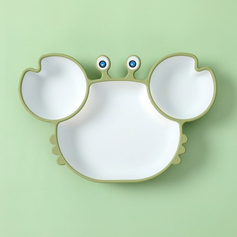 Assiette Crabe en Silicone pour bébé
