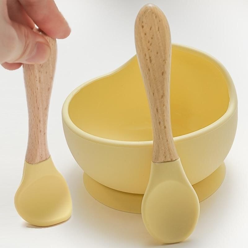 BabyBol | Ensemble Bol + Cuillère en silicone