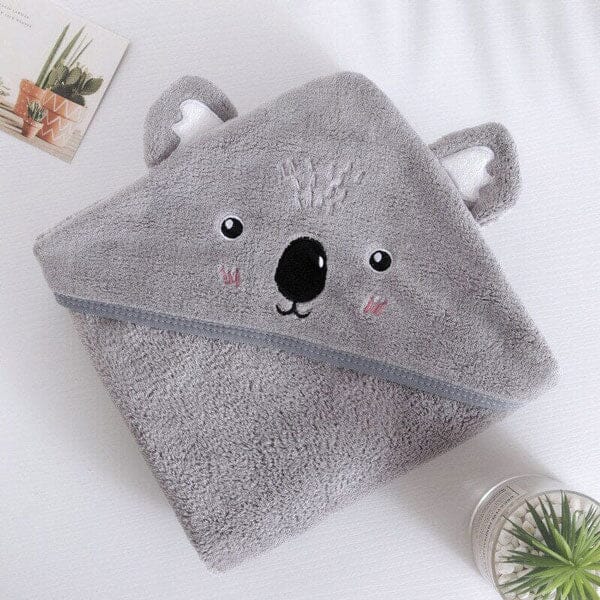 Cape de bain animaux bébé