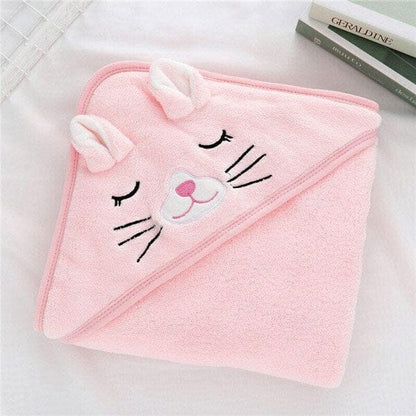 Cape de bain animaux bébé