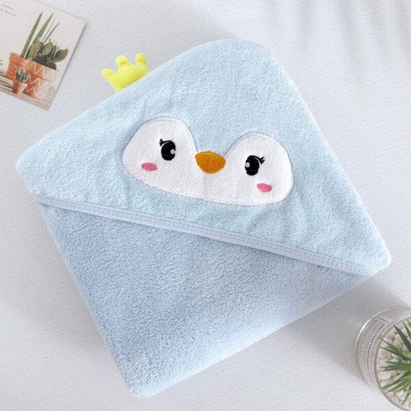 Cape de bain animaux bébé