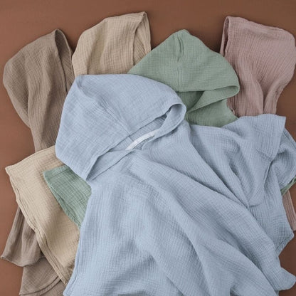Cape de Bain en Gaze de Coton
