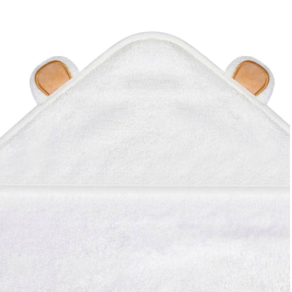 Cape de Bain bébé Carré Blanc