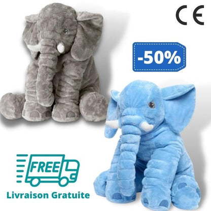 ÉLÉPHANT PELUCHE GÉANTE