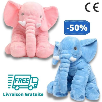 ÉLÉPHANT PELUCHE GÉANTE